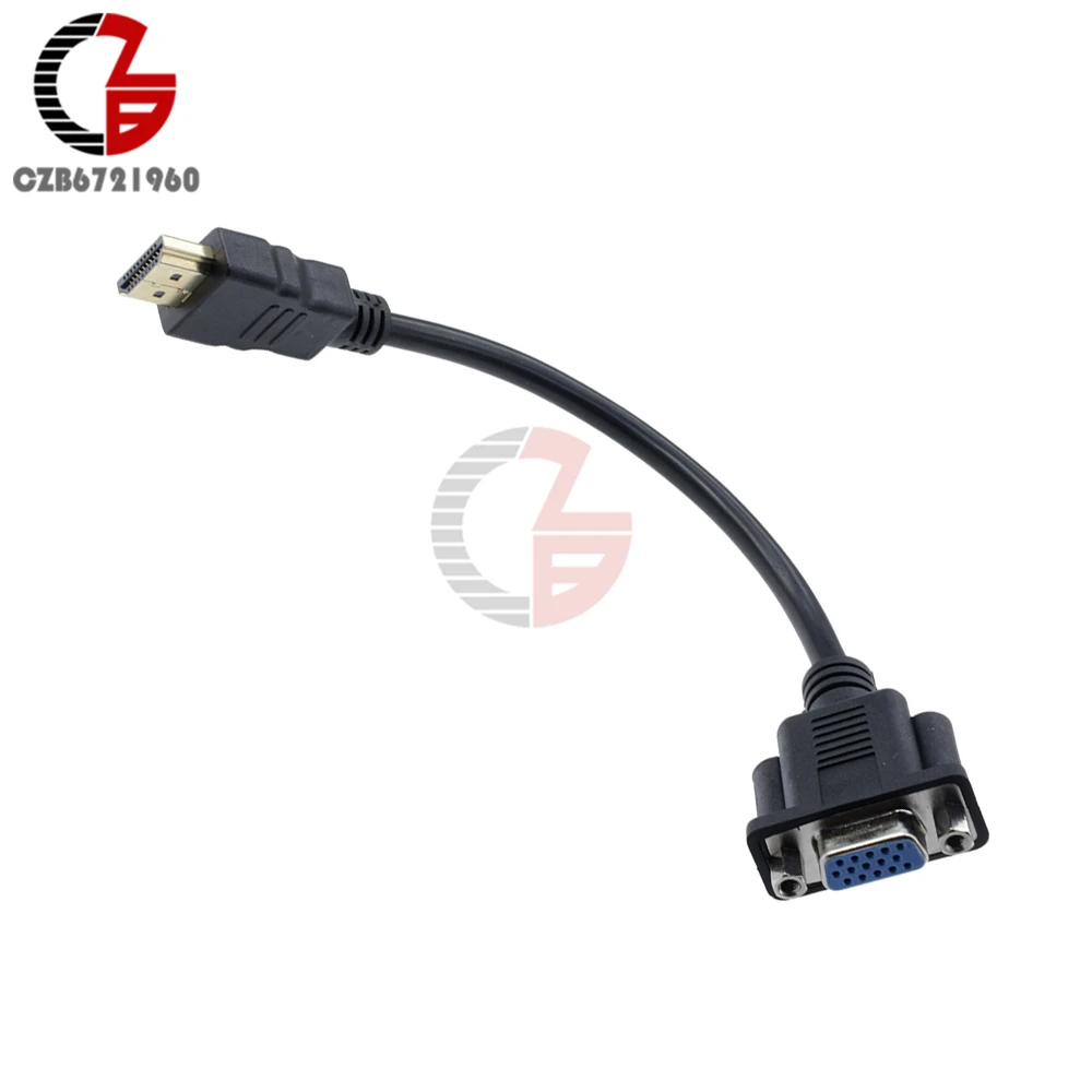 1080P VGA to HDMI Converter Male to Female Adapter Cable Connector Digital to Analog Video Audio HDMI to VGA for Laptop Tablet
1080P VGA to HDMI Converter Male to Female Adapter Cable Connector Digital to Analog Video Audio HDMI to VGA for Laptop Tablet