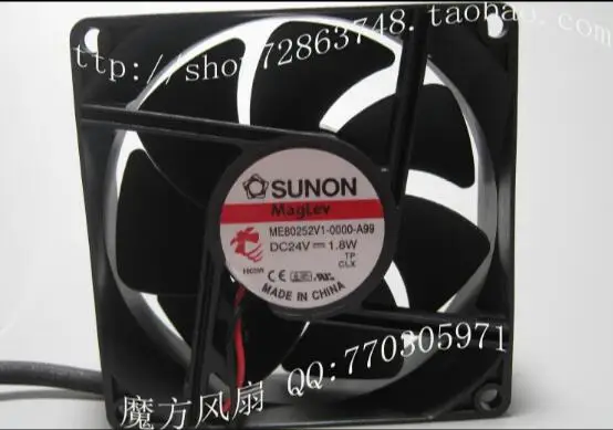 Оригинальный 24V 1,8 W 8025 ME80252V1-0000-A99 2 проводной инверторный вентилятор
Оригинальный 24V 1,8 W 8025 ME80252V1-0000-A99 2 проводной инверторный вентилятор