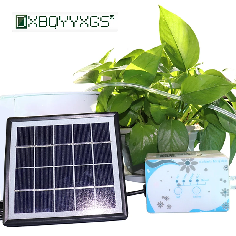 Solar energy charging Intelligent garden automatic watering device Succulents plant Drip irrigation tool water pump timer system
Solar energy charging Intelligent garden automatic watering device Succulents plant Drip irrigation tool water pump timer system
