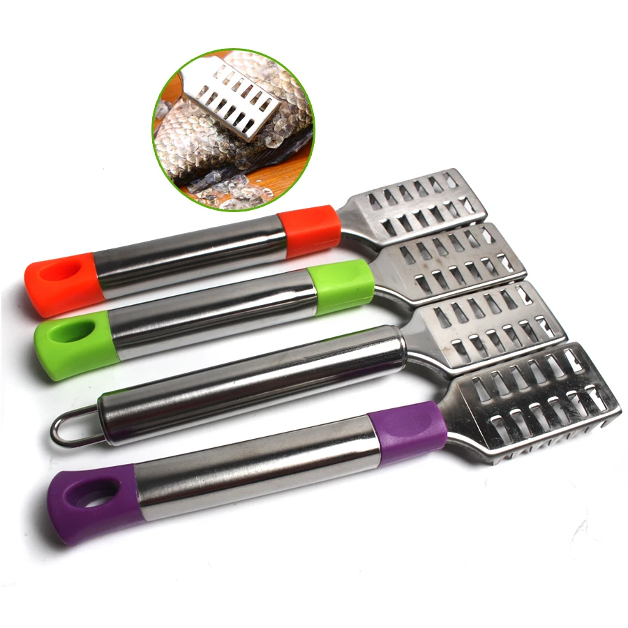 Colorful Stainless Steel Brush Cooking Tools Fish Skin Scale Scraper Cleaner Peeler Remover Durable Kitchenware
Colorful Stainless Steel Brush Cooking Tools Fish Skin Scale Scraper Cleaner Peeler Remover Durable Kitchenware