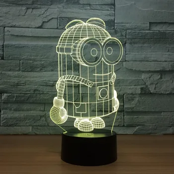 Minions 7 Colors Little Yellow Man 3D Led Night Lights USB Table Lamp Soccer Lampara Home Decor Bedroom Minions Sleep Nightlight
Minions 7 Colors Little Yellow Man 3D Led Night Lights USB Table Lamp Soccer Lampara Home Decor Bedroom Minions Sleep Nightlight