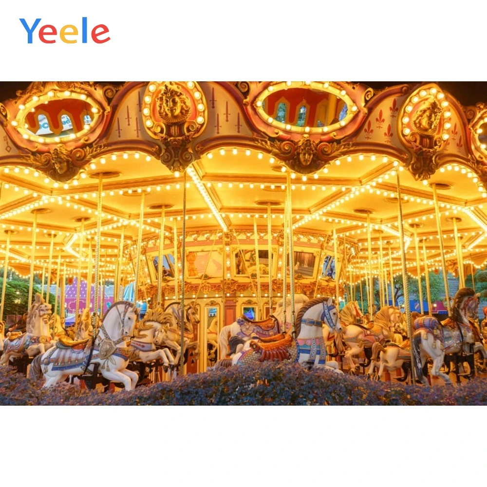 Yeele Glitter Light Photography Backdrops Rocking Carousel Baby Children Portrait Photographic Backgrounds For the Photo Studio
Yeele Glitter Light Photography Backdrops Rocking Carousel Baby Children Portrait Photographic Backgrounds For the Photo Studio