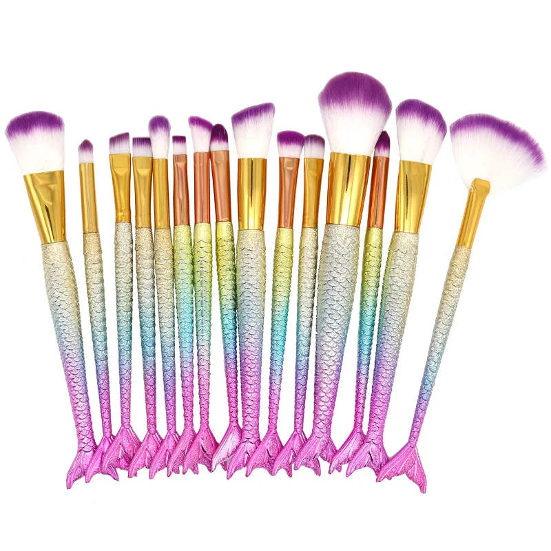 SinSo 10-20PCS Mermaid Makeup Brushes Set Foundation Powder Eyeshadow Blush Concealer Blending Cosmetic Make Up Brushes Kit Tool
SinSo 10-20PCS Mermaid Makeup Brushes Set Foundation Powder Eyeshadow Blush Concealer Blending Cosmetic Make Up Brushes Kit Tool