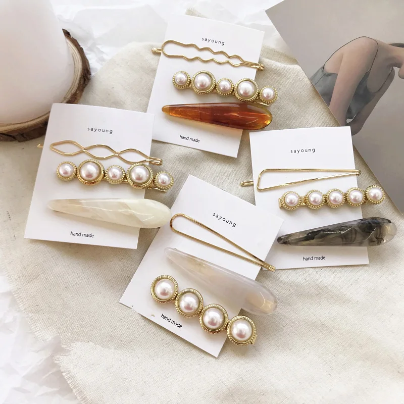 LUBOV Popular Fashion Romantic Pearl Bangs Clip Hairpin Women Girls Hair Clips Clamp Barrette Accessories for Girls Hairgrip
LUBOV Popular Fashion Romantic Pearl Bangs Clip Hairpin Women Girls Hair Clips Clamp Barrette Accessories for Girls Hairgrip
