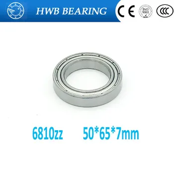 6810 ZZ ABEC-1 (10PCS) 50x65x7MM Metric Thin Section Bearings 61810Z 6810ZZ