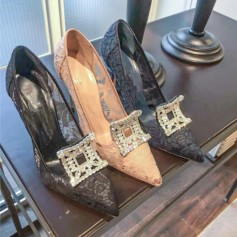 Elegant Women Pumps Crystal Ladies Shoes Wedding Party High Heels Bling Shoes Women Pointed Toe Sapato Feminino Brand Stilettos
Elegant Women Pumps Crystal Ladies Shoes Wedding Party High Heels Bling Shoes Women Pointed Toe Sapato Feminino Brand Stilettos
