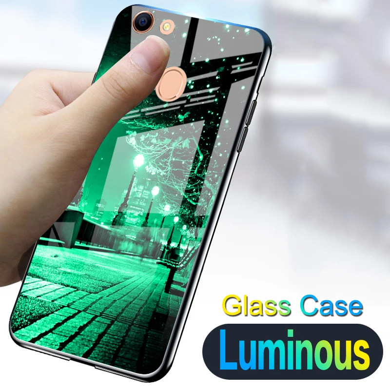 Starry night Shine luxury Case For OPPO A59 A71 A73 A79 Tempered glass Luminous silicone cover For OPPO F1S F5 F7
Starry night Shine luxury Case For OPPO A59 A71 A73 A79 Tempered glass Luminous silicone cover For OPPO F1S F5 F7