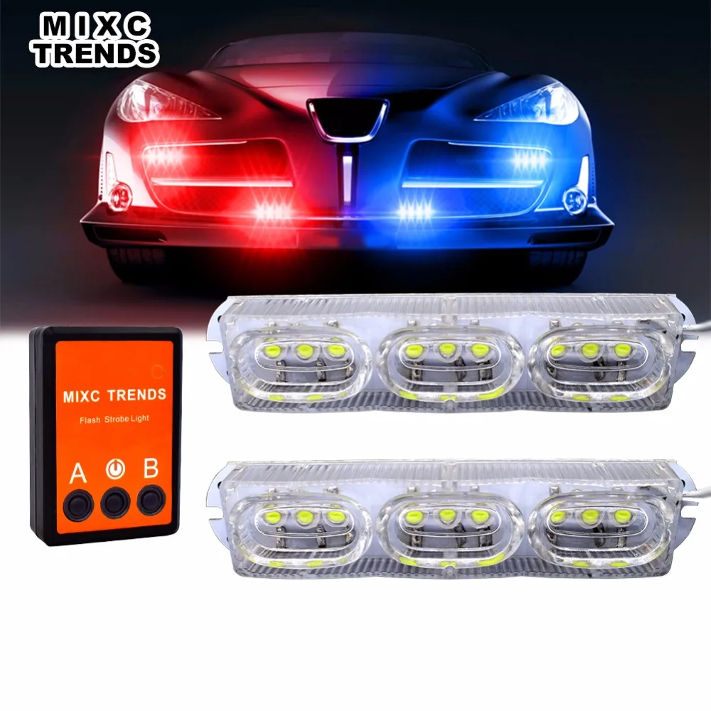 Led Emergency Strobe Light Bar 18LED High Intensity LED DRL Daytime Running Light Car Motorcycle Police Flasher Warning Lights
Led Emergency Strobe Light Bar 18LED High Intensity LED DRL Daytime Running Light Car Motorcycle Police Flasher Warning Lights