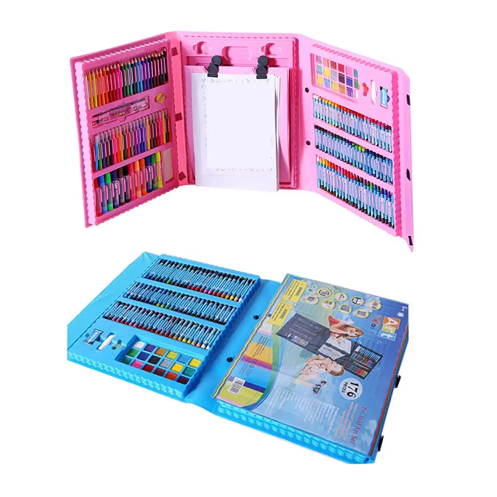 176PCS/SET Compact Size Drawing Pencil Watercolor Pen Set Student Painting Art Supplies Environmental Protection Colour Pen
176PCS/SET Compact Size Drawing Pencil Watercolor Pen Set Student Painting Art Supplies Environmental Protection Colour Pen