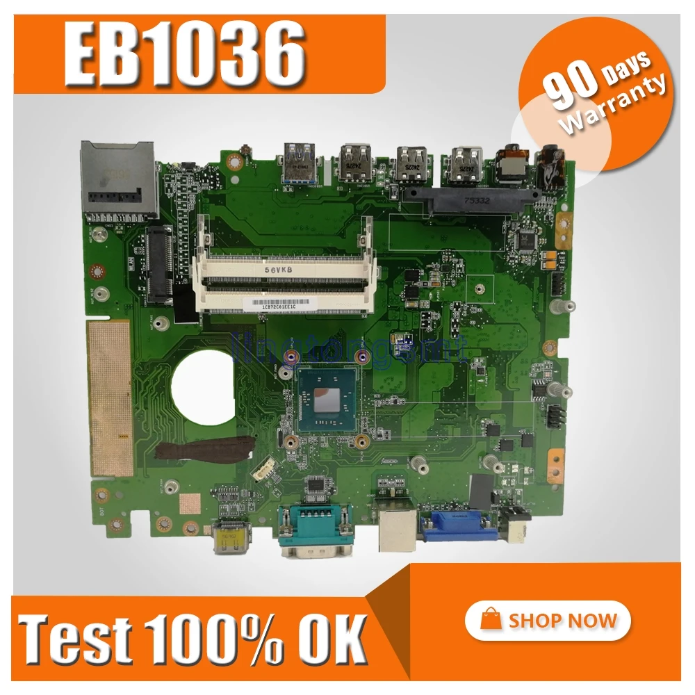 Original All-in-one motherboard For ASUS EB1036 EB103 mainboard 100% Test ok Works J1900 cpu
Original All-in-one motherboard For ASUS EB1036 EB103 mainboard 100% Test ok Works J1900 cpu