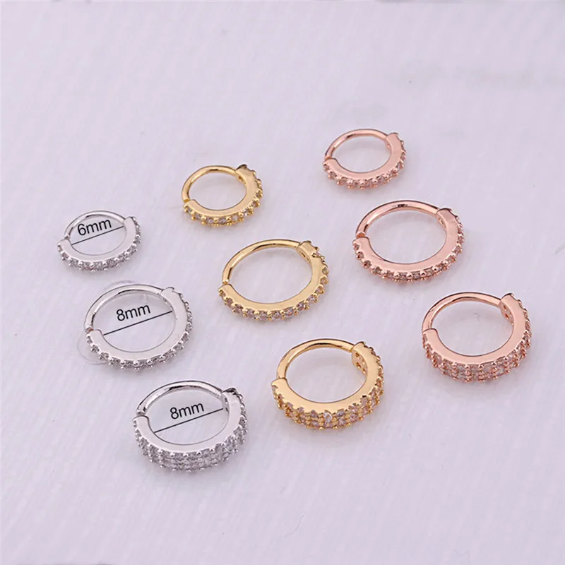 Fashion Round Zircon Bendable Ring Hoop Nose Ring Surgical Rhinestone Crystal Ear Trague Cartilage Earring Piercing Body Clip Z4
Fashion Round Zircon Bendable Ring Hoop Nose Ring Surgical Rhinestone Crystal Ear Trague Cartilage Earring Piercing Body Clip Z4