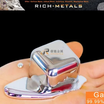 20 Grams Gallium Metal 99.99% Pure
