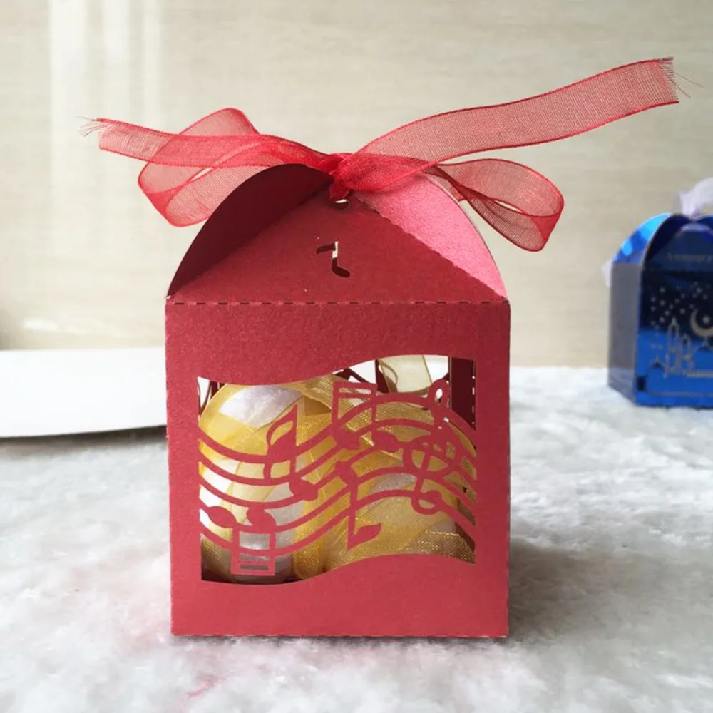 50Pcs Laser Cut Music Note Pattern Party Wedding Dinner Decoration Paper Candy Gift Box Birthday Party Suppliers Mini Favors Bag
50Pcs Laser Cut Music Note Pattern Party Wedding Dinner Decoration Paper Candy Gift Box Birthday Party Suppliers Mini Favors Bag