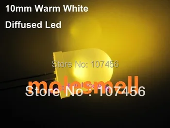 100pcs White 10mm Diffused warm white 1200mcd Lamp Ultra Bright LED 10mm light-emitting diode
100pcs White 10mm Diffused warm white 1200mcd Lamp Ultra Bright LED 10mm light-emitting diode