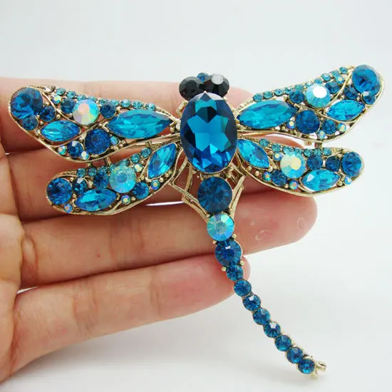 Elegant Dragonfly Bird Brooch Pin Blue Austrian Crystal Rhinestone Animal Party Jewelry
Elegant Dragonfly Bird Brooch Pin Blue Austrian Crystal Rhinestone Animal Party Jewelry