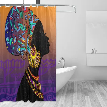 African American Woman Shower Curtain Afro Hairstyle Black Girl Bathroom Waterproof Polyester Fabric for Bathtub Decor 12 Hooks
African American Woman Shower Curtain Afro Hairstyle Black Girl Bathroom Waterproof Polyester Fabric for Bathtub Decor 12 Hooks