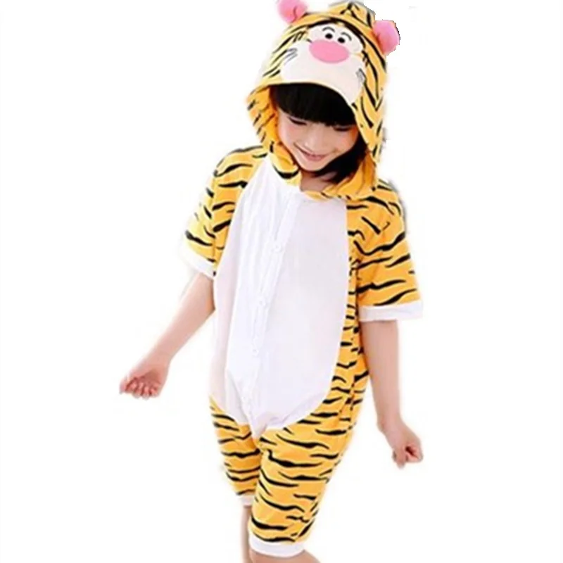 Cartoon Anime Tiger Cosplay Costume Summer Jumpsuit Short Sleeve kids Animals Tiger Pajamas Pyjamas Onesie Children Sleepwear
Cartoon Anime Tiger Cosplay Costume Summer Jumpsuit Short Sleeve kids Animals Tiger Pajamas Pyjamas Onesie Children Sleepwear