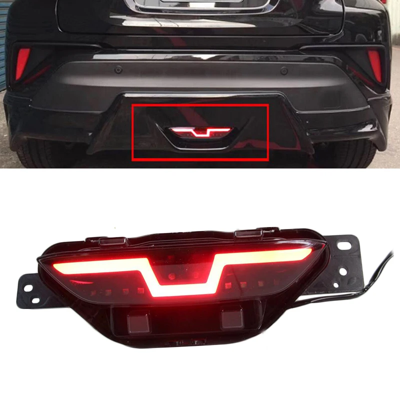 Auto Tail Fog Lights Rear Bumper Light Driving Lamp Brake Light Reverse Light Warning Light for Toyota CHR 2017 2018
Auto Tail Fog Lights Rear Bumper Light Driving Lamp Brake Light Reverse Light Warning Light for Toyota CHR 2017 2018