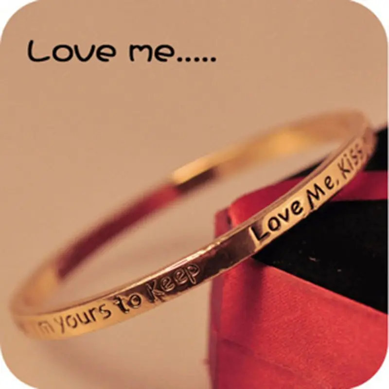 'Love Me' European and American accessories fashion temperament retro copper letter bracelet bracelet wishes series bracelets
'Love Me' European and American accessories fashion temperament retro copper letter bracelet bracelet wishes series bracelets