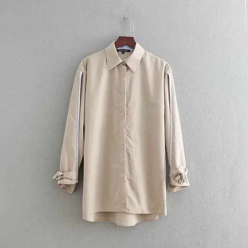 2019 women fashion coloured trim casual smock blouse shirt women bow sleeve chic business blusas patchwork chemise tops LS3246
2019 women fashion coloured trim casual smock blouse shirt women bow sleeve chic business blusas patchwork chemise tops LS3246