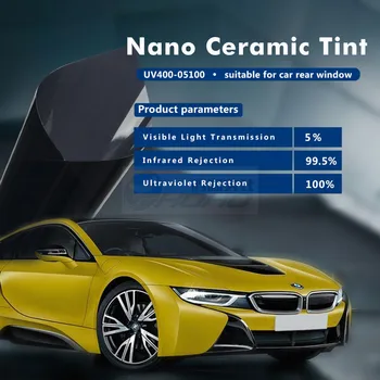 Newest Tech UV400 100% Skin Care 5% VLT Automobile Window Tint Film Sun Control Window Film 1.52X20M (5ftx65ft)
Newest Tech UV400 100% Skin Care 5% VLT Automobile Window Tint Film Sun Control Window Film 1.52X20M (5ftx65ft)