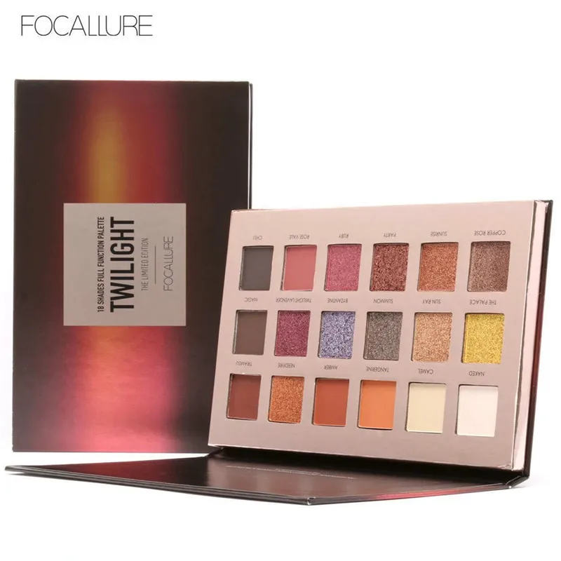 FOCALLURE Eyeshadow Makeup Palette 18Colors Shimmer Matte Pigment Eye Shadow Cosmetics Warm Mineral Nude Glitter Eye Palette
FOCALLURE Eyeshadow Makeup Palette 18Colors Shimmer Matte Pigment Eye Shadow Cosmetics Warm Mineral Nude Glitter Eye Palette