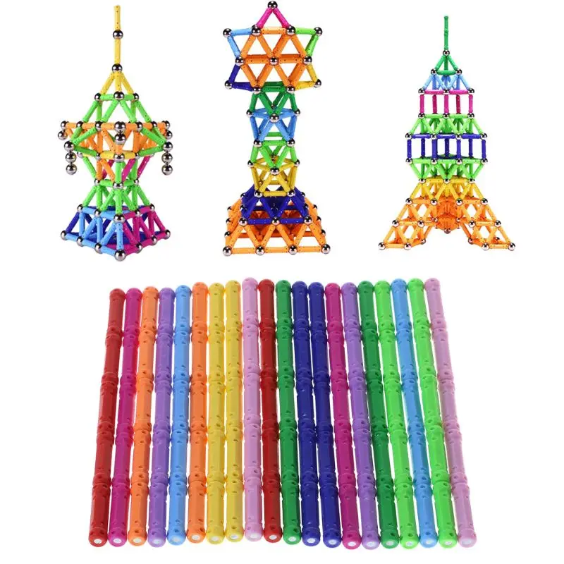 100Pcs/Set Educational Magnetic Building Blocks DIY Toys Educational Stacking Magnetic Construction Gift Toys
100Pcs/Set Educational Magnetic Building Blocks DIY Toys Educational Stacking Magnetic Construction Gift Toys
