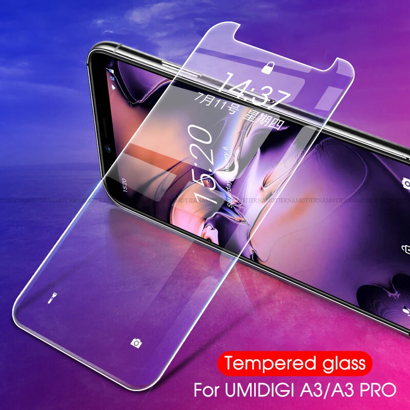 Закаленное прозрачное стекло для UMIDIGI A3 Pro защитная пленка экрана A 3 3Pro A3Pro