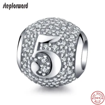 New Design Arabic Numerals Series Simple 100% 925 Solid Silver Number Five Charm Fit Bracelet and Necklace
New Design Arabic Numerals Series Simple 100% 925 Solid Silver Number Five Charm Fit Bracelet and Necklace