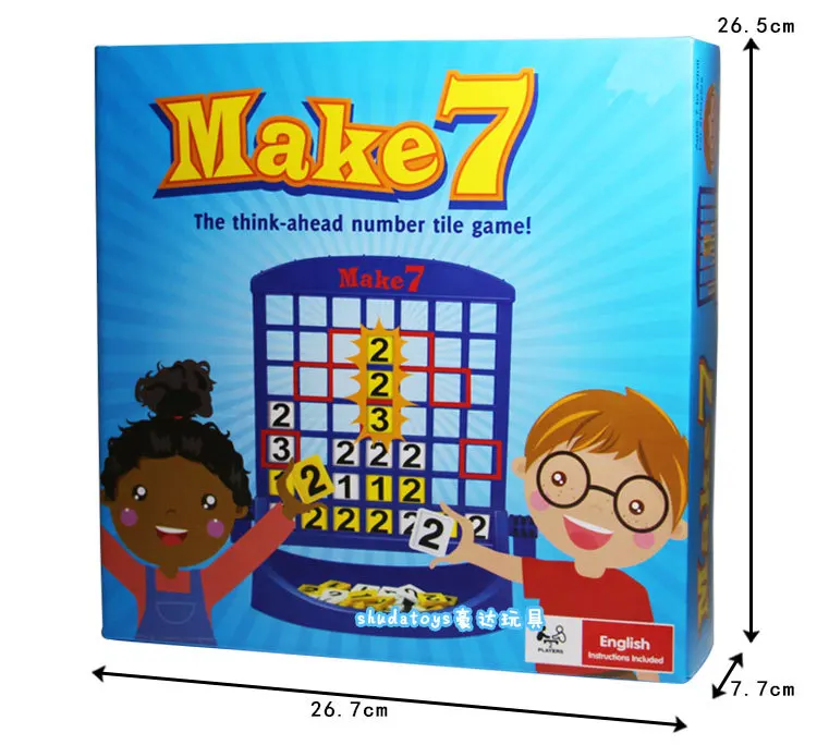 Digital even seven Make 7 connected into 7 digital brain interactive game Early childhood educational puzzle board game
Digital even seven Make 7 connected into 7 digital brain interactive game Early childhood educational puzzle board game