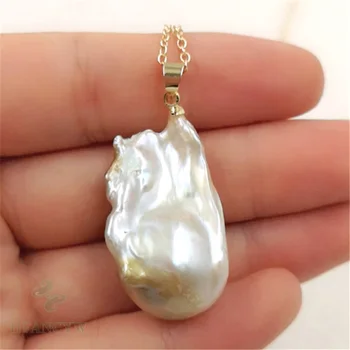 20x28mm Natural Multi-color Baroque Pearl Necklace 18 inches Cultured Diy Hang Accessories Classic Chain Gift Chic Aurora Clasp
20x28mm Natural Multi-color Baroque Pearl Necklace 18 inches Cultured Diy Hang Accessories Classic Chain Gift Chic Aurora Clasp