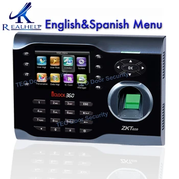 ZKTeco iclock360 TCP/IP Fingerprint time attendance machine Recorder biometric time attendance system 12V DC
ZKTeco iclock360 TCP/IP Fingerprint time attendance machine Recorder biometric time attendance system 12V DC