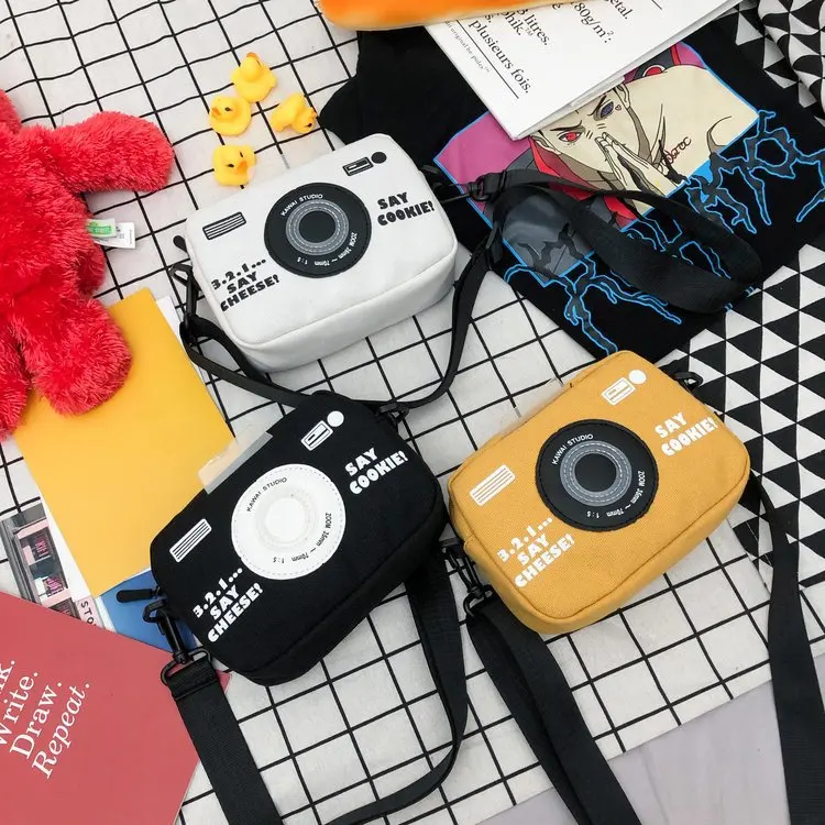 2019 Women Fashion Camera Shape Small Bag For Girls High Quality Canvas Crossbody Shoulder Bag Cute Childlike Messenger Purse
2019 Women Fashion Camera Shape Small Bag For Girls High Quality Canvas Crossbody Shoulder Bag Cute Childlike Messenger Purse