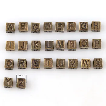 7mm 10pc A-Z Letters Necklace Accessories Square Metal Antique Bronze With Hole Necklaces DIY Jewelry Pendant
7mm 10pc A-Z Letters Necklace Accessories Square Metal Antique Bronze With Hole Necklaces DIY Jewelry Pendant