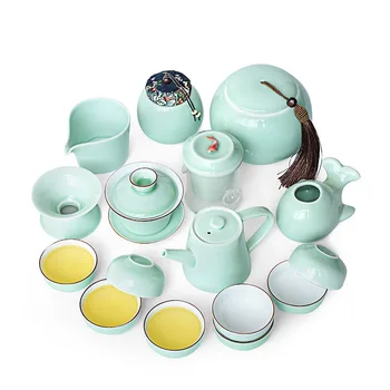 Brief Solid Color Porcelain Tea Set Office Teacups Filter Cha Hai Fair Cup Gaiwan Teapot Home Creative Drinkware Sent Friends
Brief Solid Color Porcelain Tea Set Office Teacups Filter Cha Hai Fair Cup Gaiwan Teapot Home Creative Drinkware Sent Friends