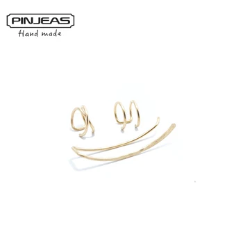 PINJEAS Set of 3 Ear ClimberEar clip Ear Cuff Criss Cross Ear pins handmade simple fashion Jewelry for women Christmas gift
PINJEAS Set of 3 Ear ClimberEar clip Ear Cuff Criss Cross Ear pins handmade simple fashion Jewelry for women Christmas gift