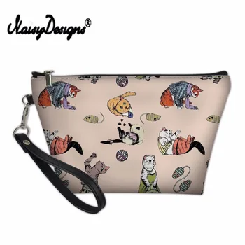 Noisydesigns Cartoon Cat Cosmetic Bag Designerbag Makeup Box Pouch Travel Beauty Necessaire Vanity Girls Make Up Bags Pochette
Noisydesigns Cartoon Cat Cosmetic Bag Designerbag Makeup Box Pouch Travel Beauty Necessaire Vanity Girls Make Up Bags Pochette
