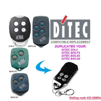 10pcs DITEC GOL4,BIXLP2,BIXLS2,BIXLG4 Rolling code 433mhz replacement remote control GOOD
10pcs DITEC GOL4,BIXLP2,BIXLS2,BIXLG4 Rolling code 433mhz replacement remote control GOOD