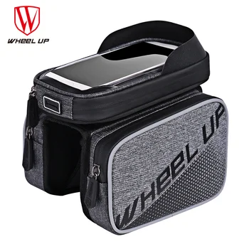 Wheel up Bicycle Bag Rainproof Bike MTB Front Head Bag Top Tube Double Pouch Cycling Pannier Touch Screen bike bag 
Wheel up Bicycle Bag Rainproof Bike MTB Front Head Bag Top Tube Double Pouch Cycling Pannier Touch Screen bike bag