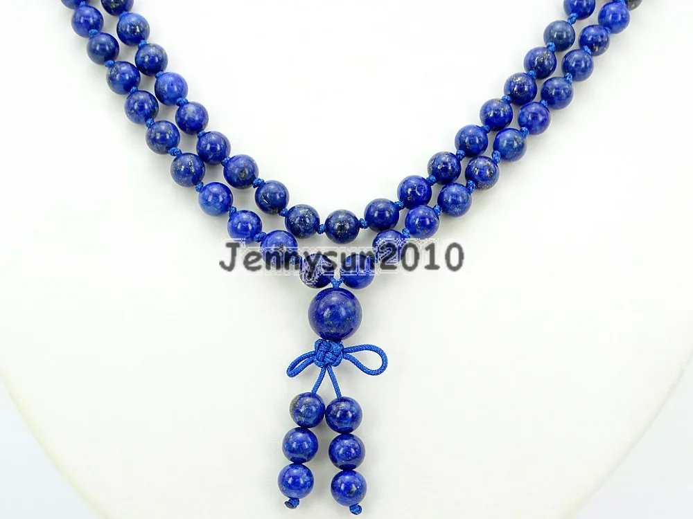 Natural Lapis Lazuli 6mm Gems Stone Buddhist 108 Beads Prayer Mala Knot Necklace Multi-Purpose 5Strands/Pack
Natural Lapis Lazuli 6mm Gems Stone Buddhist 108 Beads Prayer Mala Knot Necklace Multi-Purpose 5Strands/Pack