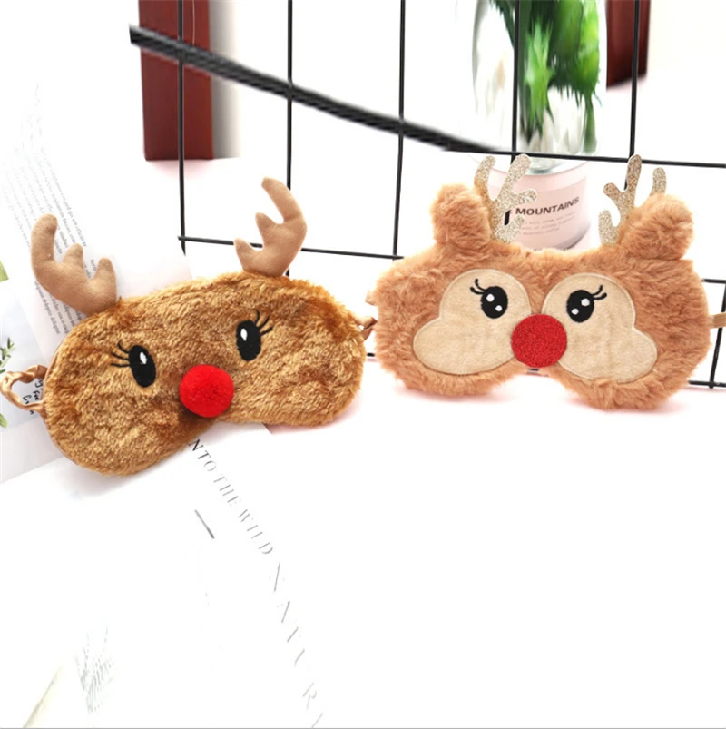 2pcs Cartoon Plush Elk 3D Eye Mask Women Girls Boys shape Eyes Cover Mask For Xmas gift
2pcs Cartoon Plush Elk 3D Eye Mask Women Girls Boys shape Eyes Cover Mask For Xmas gift