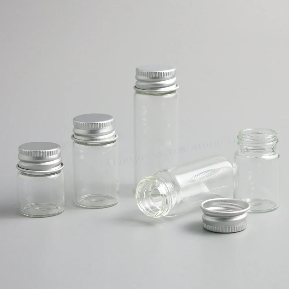 50 x Empty 5ml 6ml 7ml 10ml 14ml Clear Glass Bottle With Aluminum Cap 1/3oz Small Glass Small Vials For Essential Oil Use
50 x Empty 5ml 6ml 7ml 10ml 14ml Clear Glass Bottle With Aluminum Cap 1/3oz Small Glass Small Vials For Essential Oil Use