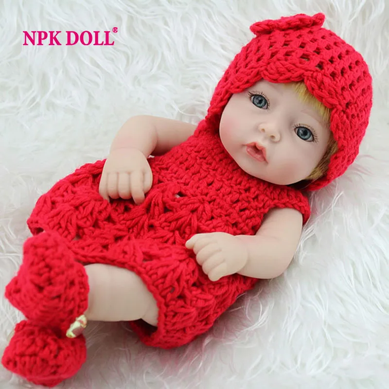 NPKDOLL Mini Vinyl Newborn Baby Doll