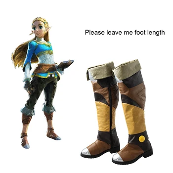 The Legend of Zelda Boots Breath of the Wild Cosplay shoes Adult Women Halloween Carnival Cosplay Costume Accessories Props
The Legend of Zelda Boots Breath of the Wild Cosplay shoes Adult Women Halloween Carnival Cosplay Costume Accessories Props