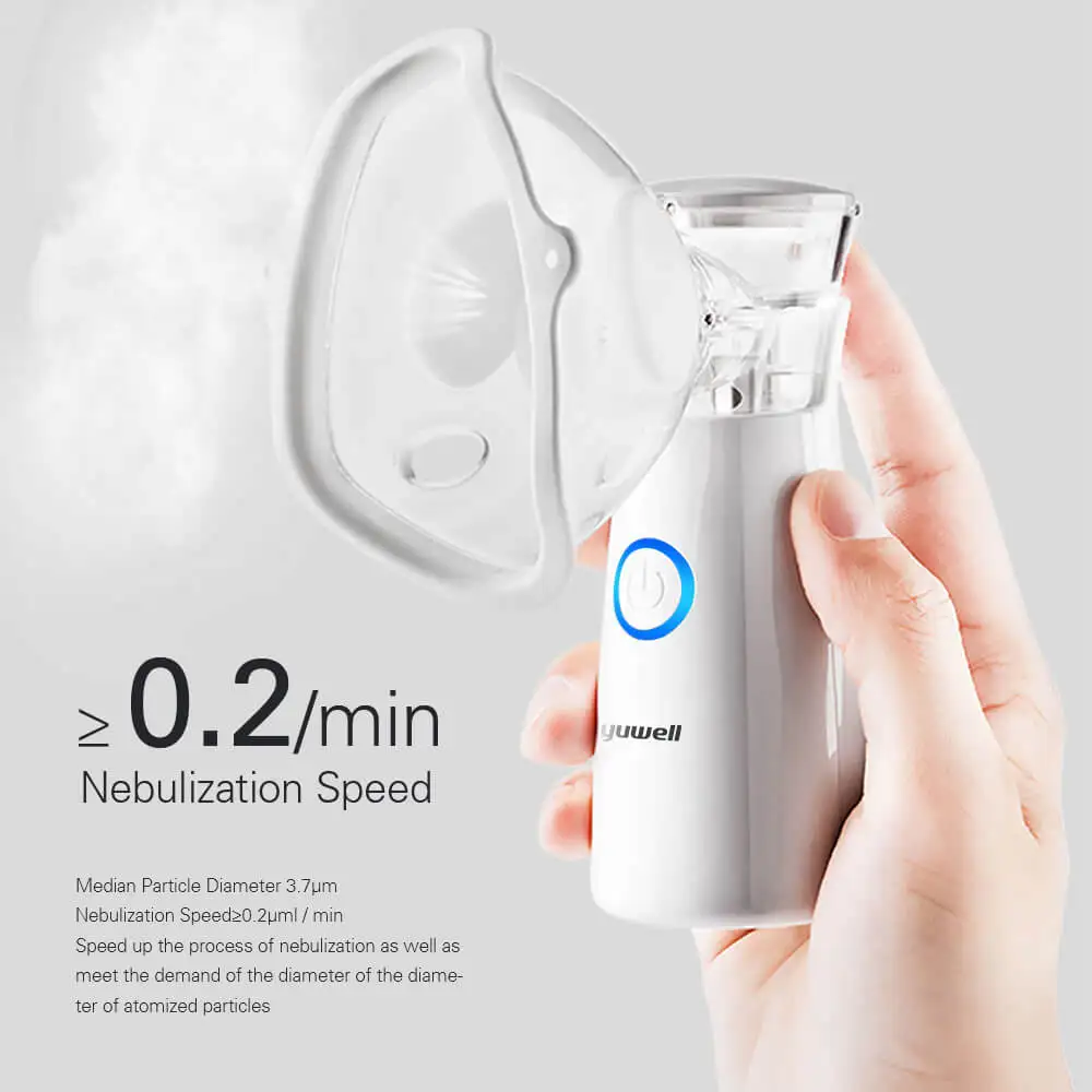 Yuwell Handhold Medical Ultrasonic Inhale Nebulizer Kids Adults Health Care Household Mini Automizer Portable Steaming Device
Yuwell Handhold Medical Ultrasonic Inhale Nebulizer Kids Adults Health Care Household Mini Automizer Portable Steaming Device