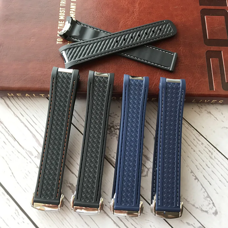 New 20mm Watchband Curved End Silicone Rubber Watch band with Metal for Omega strap Seamaster 300 AQUA TERRA AT150 8900 Tools
New 20mm Watchband Curved End Silicone Rubber Watch band with Metal for Omega strap Seamaster 300 AQUA TERRA AT150 8900 Tools