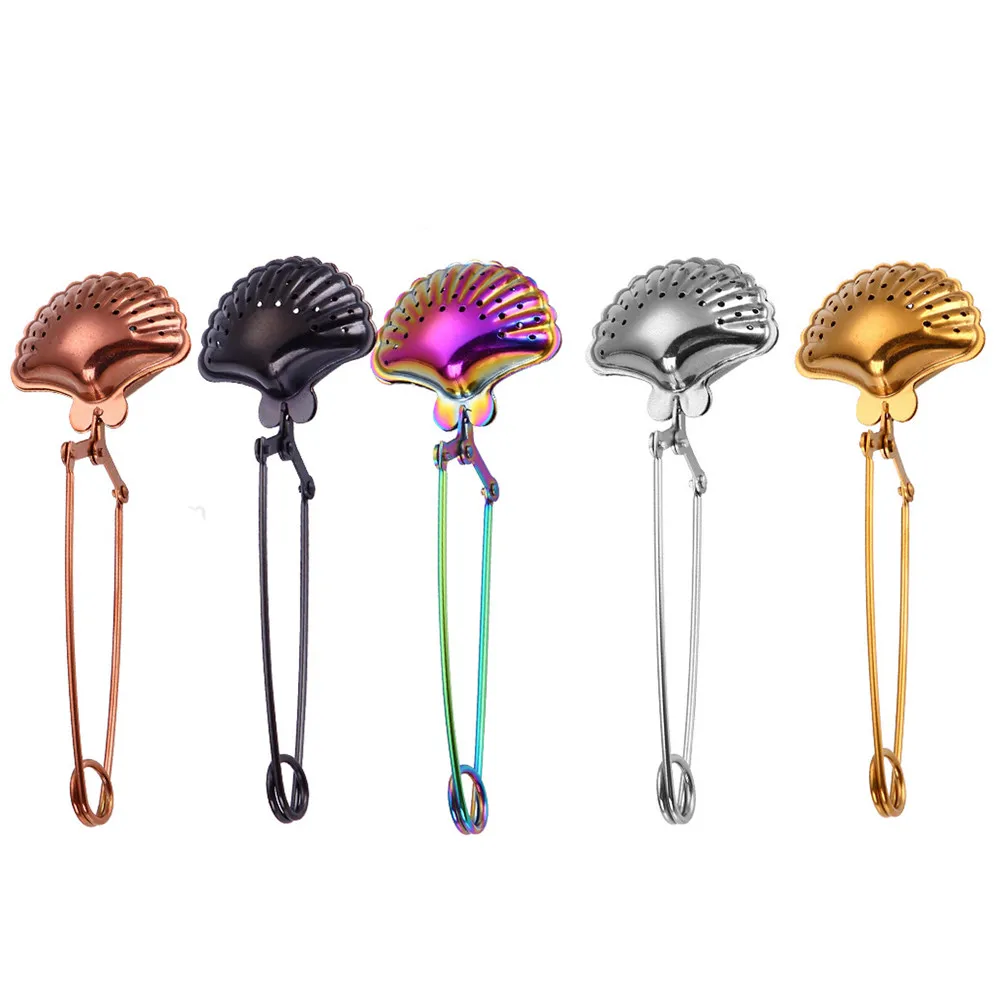Lovely Shell Shape Pressed Tea Strainer Stainless Steel Mesh Tea Ball Practical Snap Tea Leak Infuser Tea Strainer Nice Gift
Lovely Shell Shape Pressed Tea Strainer Stainless Steel Mesh Tea Ball Practical Snap Tea Leak Infuser Tea Strainer Nice Gift