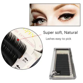 2019 NEW 12rows/case 8-13mm Mink eyelash Faux individual eyelash extension synthetic individual eyelash extension cilia lash
2019 NEW 12rows/case 8-13mm Mink eyelash Faux individual eyelash extension synthetic individual eyelash extension cilia lash