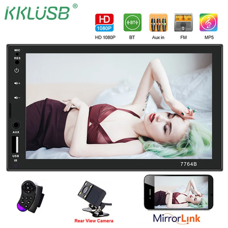 2din Car Radio 7 inch Touch mirrorlink Android Player 2 DIN MP5 Player Autoradio Bluetooth Rear View Camera tape recorder
2din Car Radio 7 inch Touch mirrorlink Android Player 2 DIN MP5 Player Autoradio Bluetooth Rear View Camera tape recorder