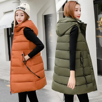 Brieuce Autumn And Winter Women Vest 2018 New Fashion Long Ladies Vest Coat Thickening Warm Women Slim Vest Jacket Female women
Brieuce Autumn And Winter Women Vest 2018 New Fashion Long Ladies Vest Coat Thickening Warm Women Slim Vest Jacket Female women